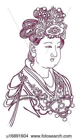 Stock Illustration - Jade Goddess. Fotosearch