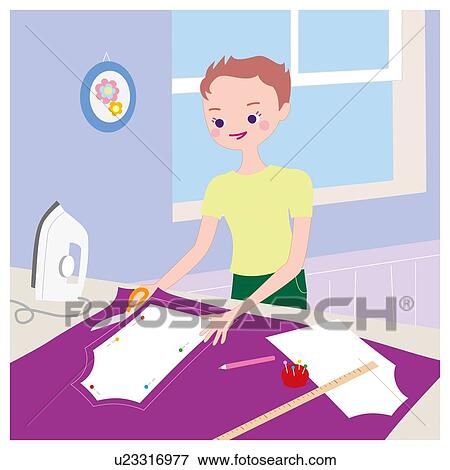 Stock Illustration - Patterner, Illustrative Technique. Fotosearch