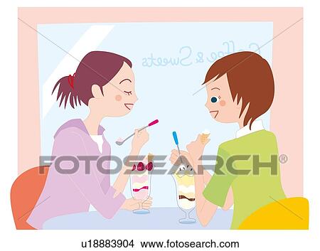 Tea Time, Illustrative Technique View Large Illustration Stock Illustration - Tea Time, Illustrative Technique. Fotosearch