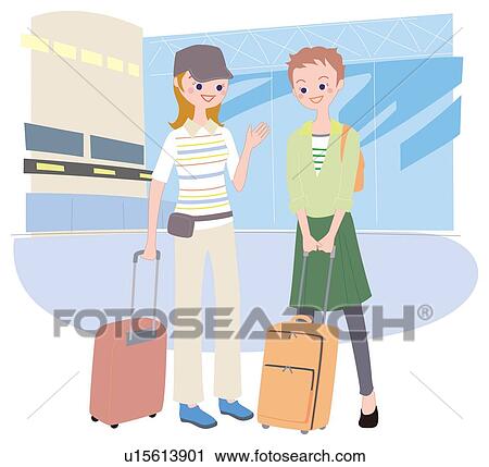 Clip Art - Travel, Illustrative Technique. Fotosearch