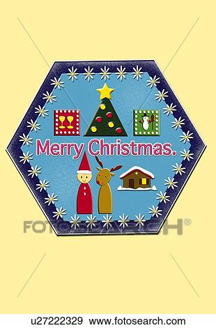 Stock Illustration - Painting of Christmas ornaments, Illustration. Fotosearch