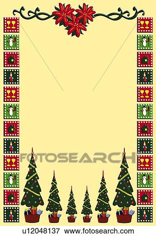Painting of Christmas trees and Christmas ornaments, Illustration View Large Illustration Stock Illustration - Painting of Christmas trees and Christmas ornaments, Illustration. Fotosearch