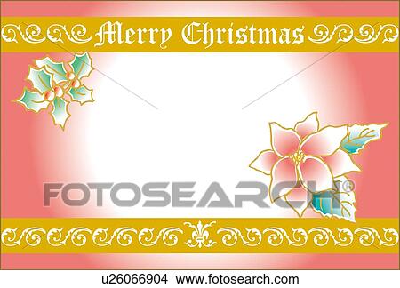 Painting of Christmas card of Poinsettia, Illustration View Large Illustration Stock Illustration - Painting of Christmas card of Poinsettia, Illustration. Fotosearch