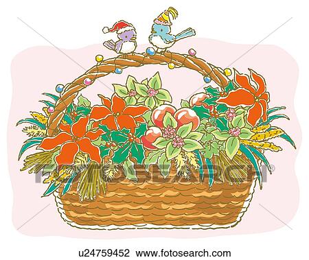 Painting of decorated basket, Illustration View Large Illustration Drawing - Painting of decorated basket, Illustration. Fotosearch