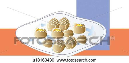 Chocolate, Illustrative Technique View Large Illustration Clipart - Chocolate, Illustrative Technique. Fotosearch