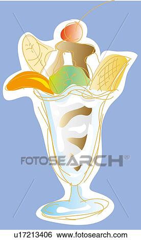Chocolate Parfait, Illustrative Technique View Large Illustration Stock Illustration - Chocolate Parfait, Illustrative Technique. Fotosearch