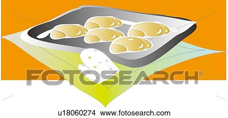 Homemade Bread Roll, Illustrative Technique View Large Illustration Stock Illustration - Homemade Bread Roll, Illustrative Technique. Fotosearch