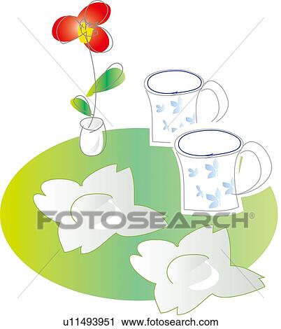 Mug, Illustrative Technique View Large Illustration Clip Art - Mug, Illustrative Technique. Fotosearch