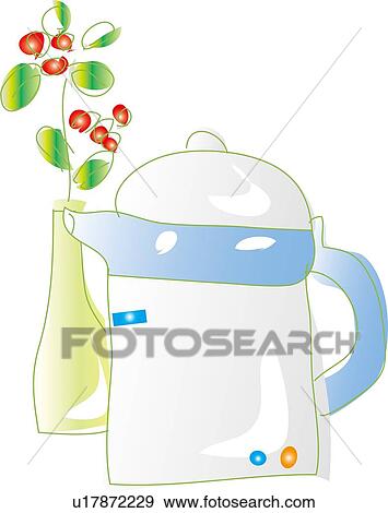 Stock Illustration - Pot, Illustrative Technique. Fotosearch