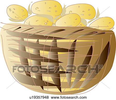 Stock Illustration - Potato, Illustrative Technique. Fotosearch