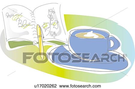 Tea Time, Illustrative Technique View Large Illustration Drawing - Tea Time, Illustrative Technique. Fotosearch