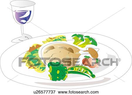 Teriyaki Chicken, Illstrative, Technique View Large Illustration Stock Illustration - Teriyaki Chicken, Illstrative, Technique. Fotosearch