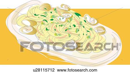 Vongole, Illustrative Technique View Large Illustration Drawing - Vongole, Illustrative Technique. Fotosearch