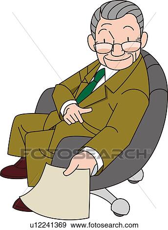 Boss Who Hands Over a Document, Illustrative Technique View Large Illustration Stock Illustration - Boss Who Hands Over a Document, Illustrative Technique. Fotosearch