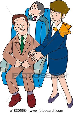 Cabin Attendant, Illustrative Technique View Large Illustration Stock Illustration - Cabin Attendant, Illustrative Technique. Fotosearch