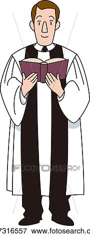 Churchman, Illustrative Technique View Large Illustration Stock Illustration - Churchman, Illustrative Technique. Fotosearch