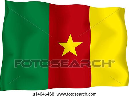Cameroon flag View Large Illustration Stock Illustration - Cameroon flag. Fotosearch