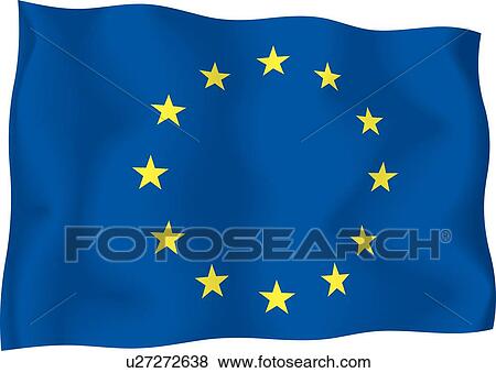Stock Illustration - European Union flag. Fotosearch