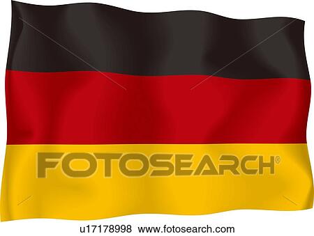 German flag View Large Illustration Stock Illustration - German flag. Fotosearch