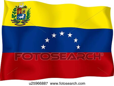 Stock Illustration - Venezuelan flag. Fotosearch