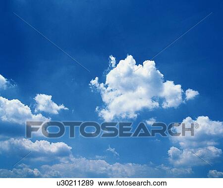 Blue sky and Clouds, Low angle view View Large Photo Image Stock Photo - Blue sky and Clouds, Low angle view. Fotosearch