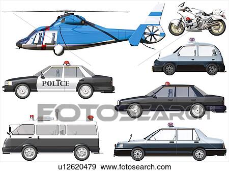 Image of Several Different Vehicles, Side View, Illustration View Large Illustration Stock Illustration - Image of Several Different Vehicles, Side View, Illustration. Fotosearch