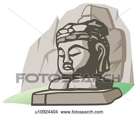 Stone Buddha of Usuki, Woodcut, Ooita Prefecture, Japan View Large Illustration Stock Illustration - Stone Buddha of Usuki, Woodcut, Ooita Prefecture, Japan. Fotosearch