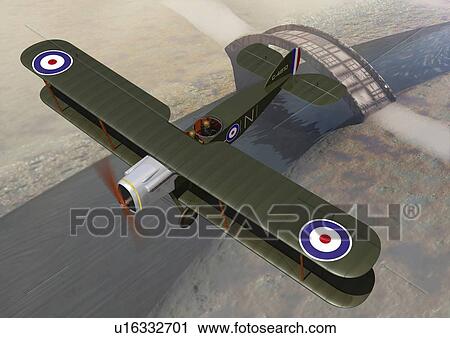 Air Force Plane, CG, Illustration, High Angle View View Large Illustration Clip Art - Air Force Plane, CG, Illustration, High Angle View . Fotosearch