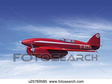 Stock Illustration - Aircraft, CG, Illustration, Close Up . Fotosearch