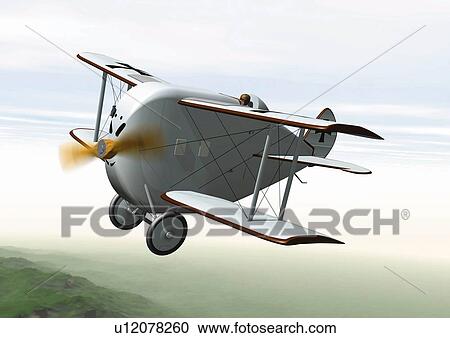 Clipart - Aircraft, CG, Illustration, High Angle View . Fotosearch