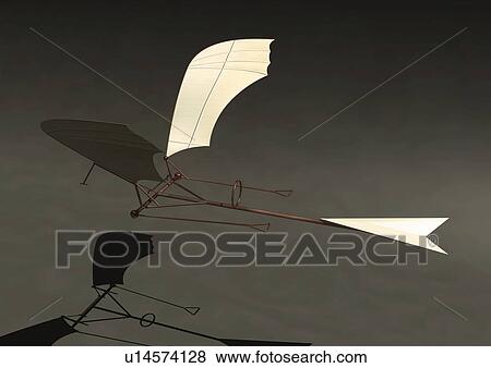 Aircraft, CG, Illustration, High Angle View View Large Illustration Stock Illustration - Aircraft, CG, Illustration, High Angle View. Fotosearch