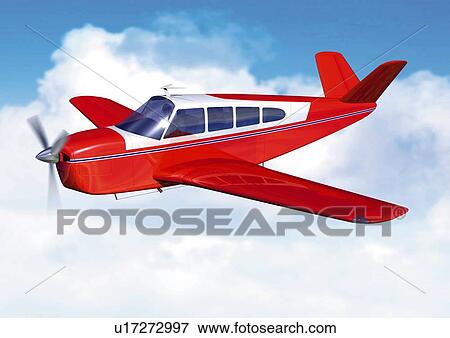 Aircraft, CG, Illustration, High Angle View View Large Illustration Stock Illustration - Aircraft, CG, Illustration, High Angle View . Fotosearch