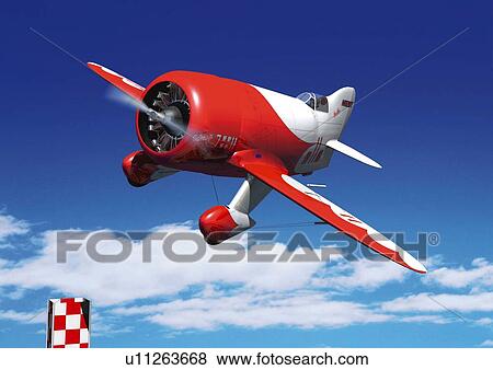 Aircraft, CG, Illustration, Low Angle View View Large Illustration Stock Illustration - Aircraft, CG, Illustration, Low Angle View . Fotosearch