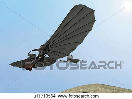 Stock Illustration - Aircraft, CG, Illustration, Low Angle View. Fotosearch