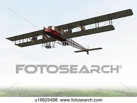 Stock Illustration - Aircraft, CG, Illustration, Low Angle View . Fotosearch
