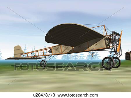 Drawing - Aircraft, CG, Illustration, Side View. Fotosearch