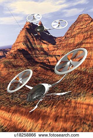 Imaginary helicopters, Illustration, CG View Large Illustration Stock Illustration - Imaginary helicopters, Illustration, CG. Fotosearch