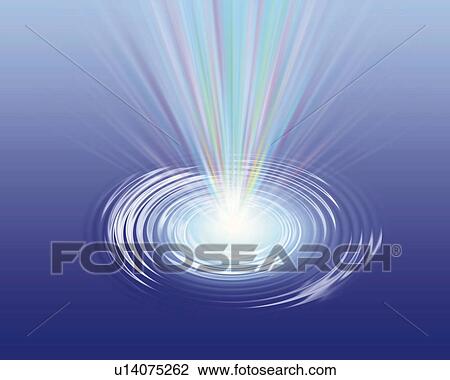 Ripple and Light, CG, 3D, High Angle View, Lens Flare View Large Illustration Drawing - Ripple and Light, CG, 3D, High Angle View, Lens Flare. Fotosearch