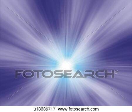 Stock Illustration - Shining Light, CG, 3D, Lens Flare. Fotosearch