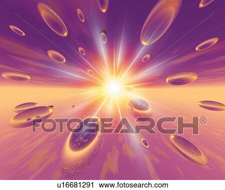 Spheres and Light, CG, 3D, Lens Flare View Large Illustration Clip Art - Spheres and Light, CG, 3D, Lens Flare. Fotosearch