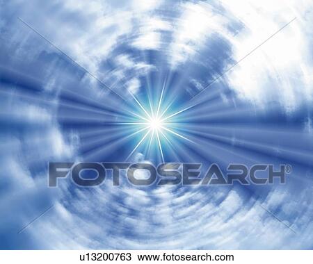 Sunlight and Sky, CG, 3D, Composite, Photography, Blurred Motion, Low Angle View, Lens Flare View Large Illustration Drawing - Sunlight and Sky, CG, 3D, Composite, Photography, Blurred Motion, Low Angle View, Lens Flare. Fotosearch