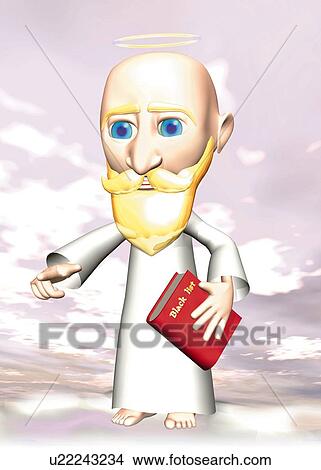 God, CG, 3D, Illustration View Large Illustration Stock Illustration - God, CG, 3D, Illustration. Fotosearch