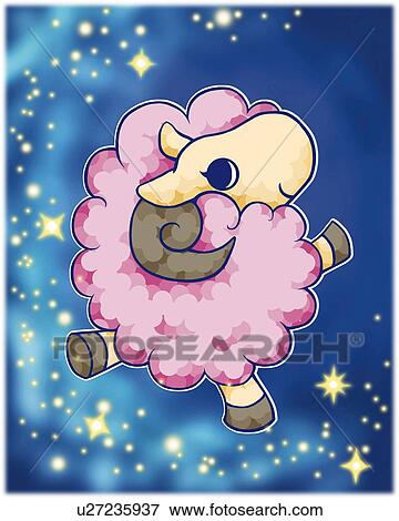 Image of Astrology sign, Aries, rear view, differential focus View Large Illustration Stock Illustration - Image of Astrology sign, Aries, rear view, differential focus. Fotosearch