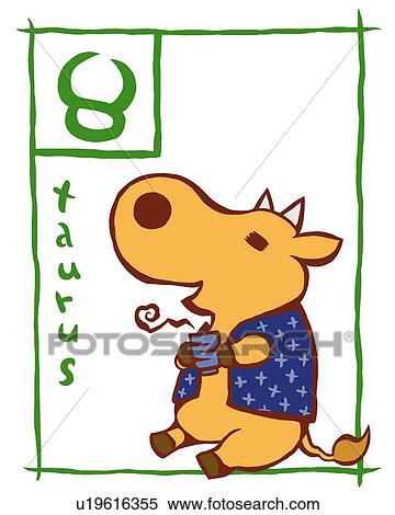 Image of Astrology sign, Taurus, side view, white background, cut out View Large Illustration Stock Illustration - Image of Astrology sign, Taurus, side view, white background, cut out. Fotosearch