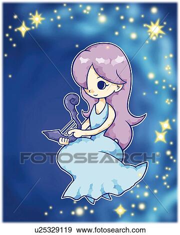 Image of Astrology sign, Virgo, front view, differential focus View Large Illustration Stock Illustration - Image of Astrology sign, Virgo, front view, differential focus. Fotosearch