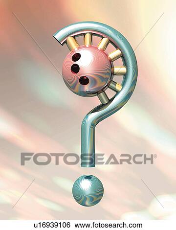 Question Mark, CG, 3D, Illustration, Close Up View Large Illustration Stock Illustration - Question Mark, CG, 3D, Illustration, Close Up. Fotosearch