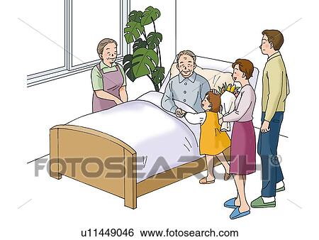 Stock Illustration - Hospital, Illustration, High Angle View. Fotosearch