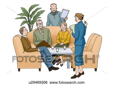 Senior adult people, Illustration, Front View, Side View View Large Illustration Stock Illustration - Senior adult people, Illustration, Front View, Side View. Fotosearch