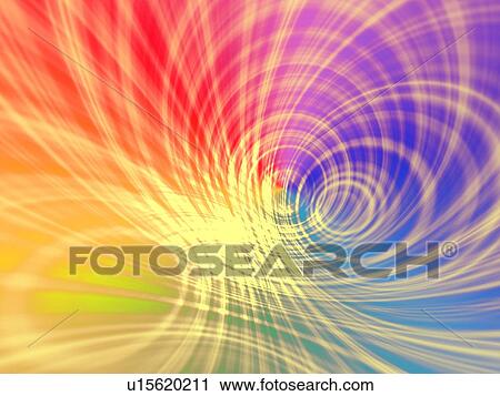 Computer Graphics of curved lines, CG View Large Illustration Clip Art - Computer Graphics of curved lines, CG. Fotosearch