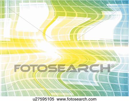 Computer Graphics of distorted lines and light, CG View Large Illustration Stock Illustration - Computer Graphics of distorted lines and light, CG. Fotosearch